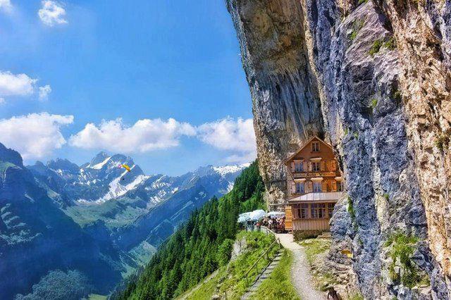 House in the Alpes , Switzerland