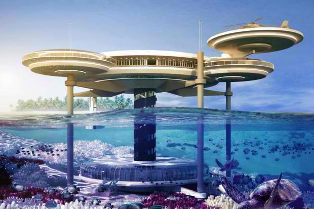 Underwater hotel, Dubai, UAE