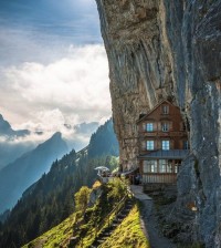 Berggasthaus aescher hotel, Appenzellerland, Switzerland