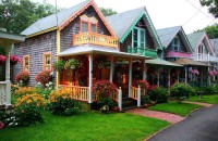 Cottage Houses, Oak Bluffs, Massachusetts, USA