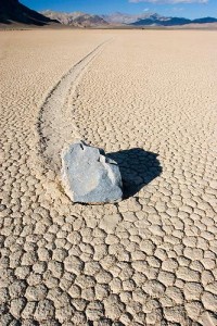 Sailing stone, Death Valley National Park, California, USA - Pinlovely