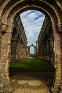 Fountains Abbey in North Yorkshire, England