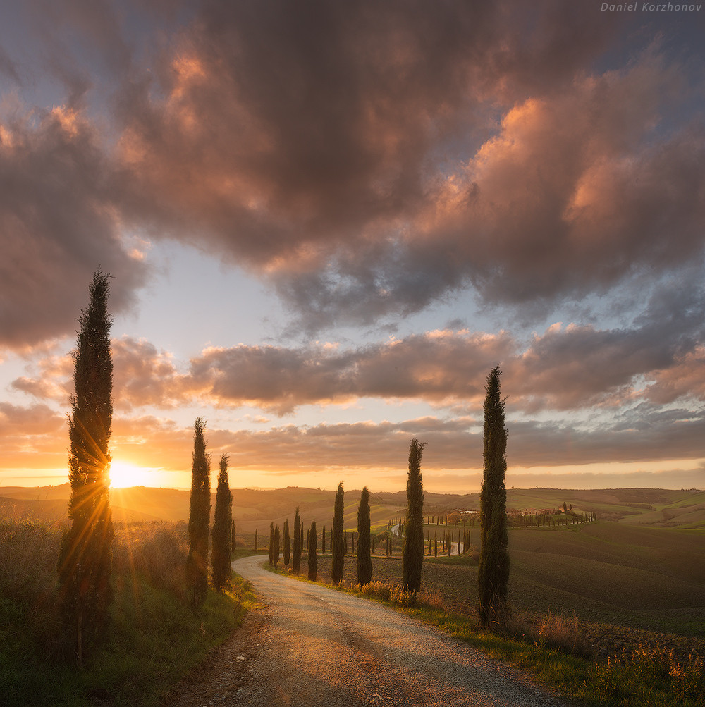 Sunrise at Tuscany, Italy