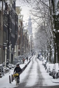 Winter in Amsterdam, The Netherlands