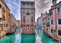 Two canals, Venice, Italy
