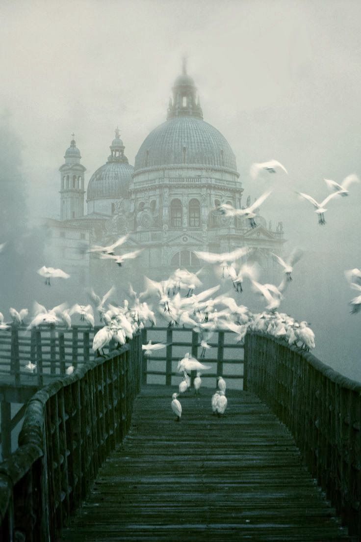 Venice in the fog, Italy
