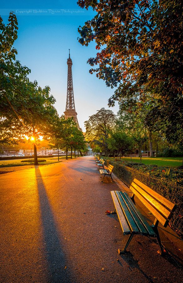 Morning Light in Paris, France