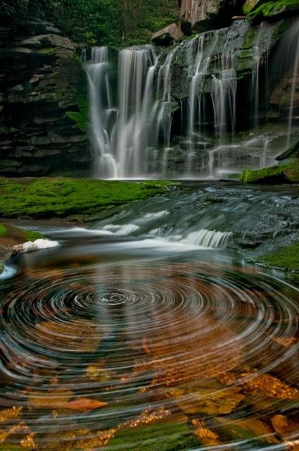 Elakala Waterfalls, Blackwater Falls State Park, West Virginia, USA