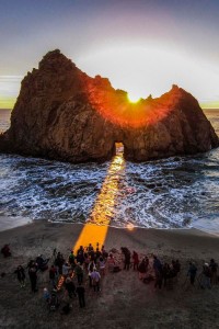 Sunset, Pacific Ocean, California, USA