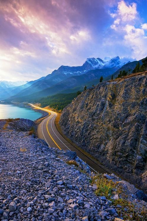 Lake Highway, Alberta, Canada
