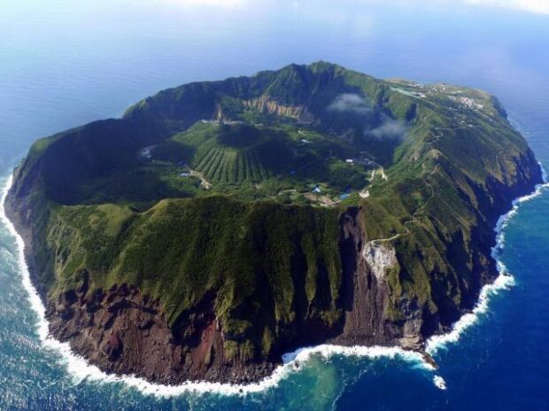 Aogashima volcanic island ,Japan