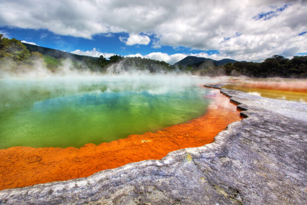 Champagne Pool ,New Zealand