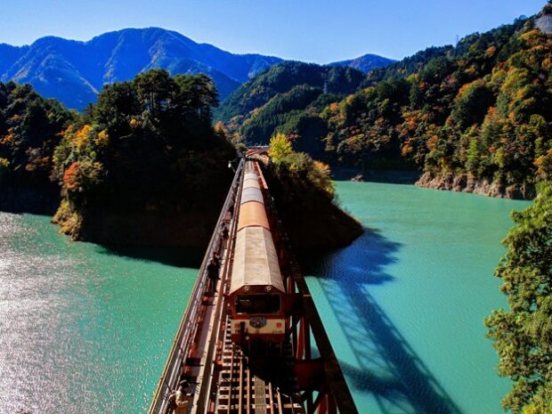 The Okuoi Rainbow Bridge, Japan